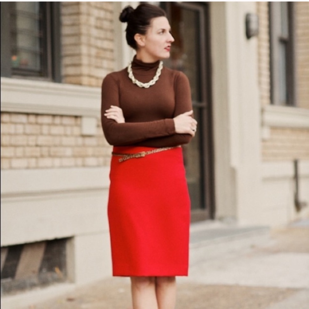 J crew// wool skirt size 0 - Picture 3 of 8